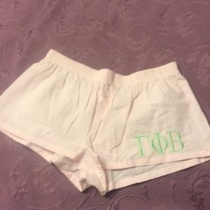 Pajama shorts sorority gamma phi bata